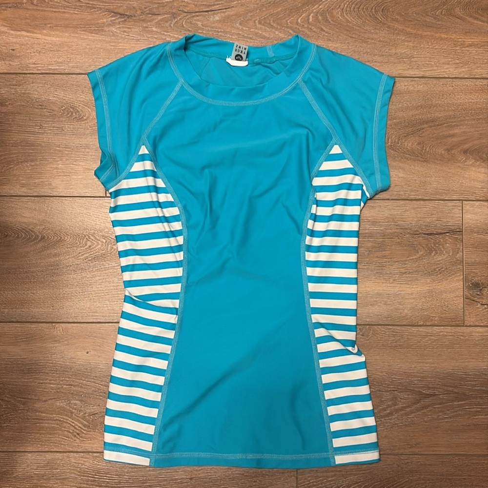 Roxy Girls Blue Swim T-Shirt